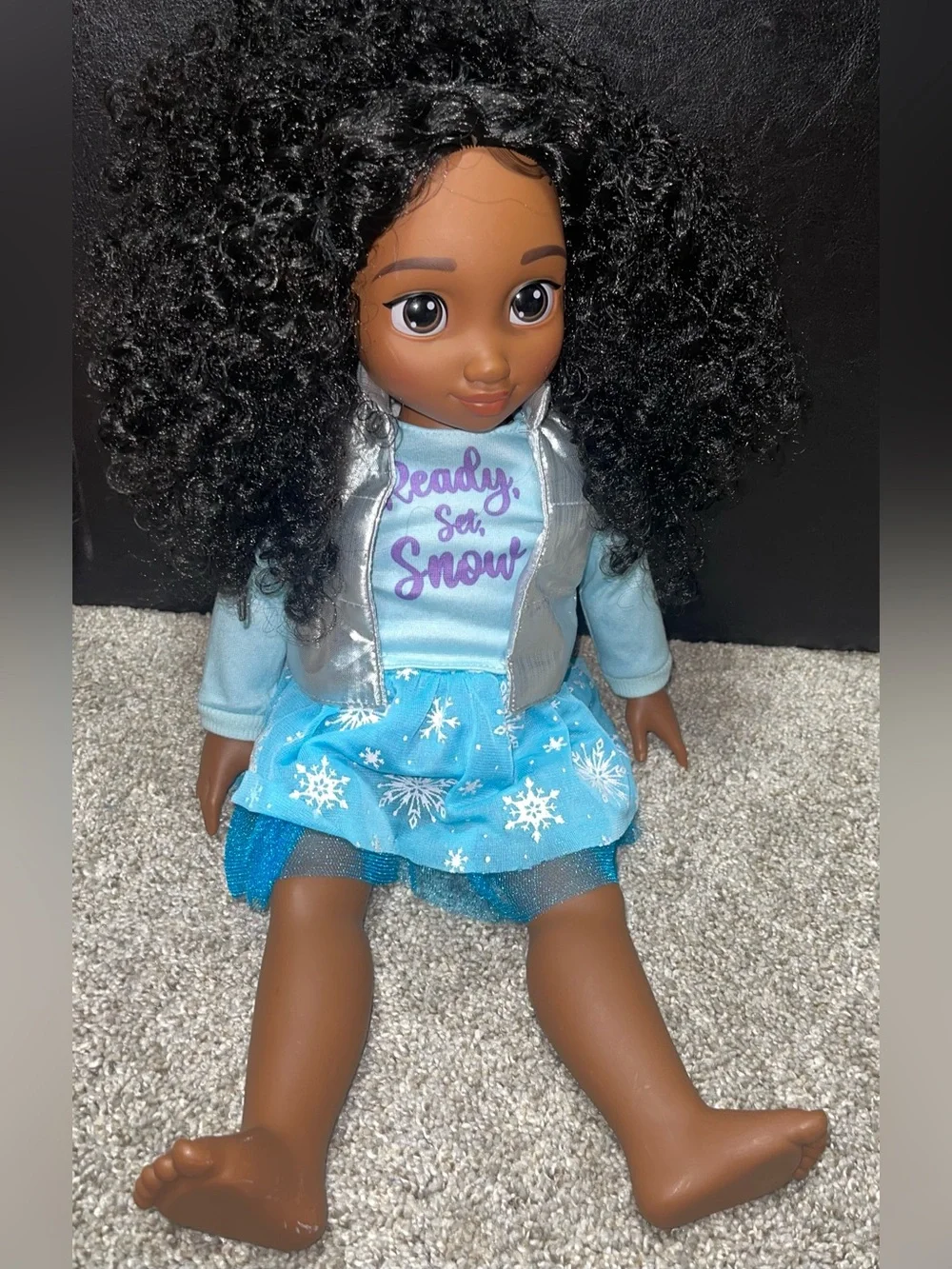 Disney Ily 4ever 18 inch doll brunette Elsa inspired